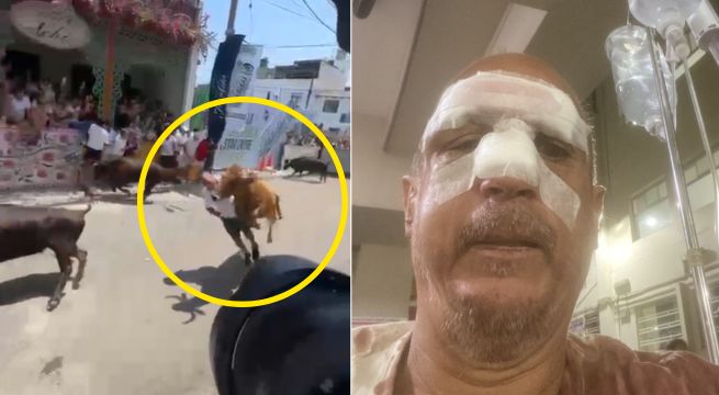 Queda gravemente herido tras ser embestido por un toro durante fiesta patronal en Trujillo