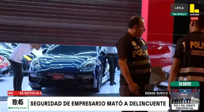 Seguridad de empresario de autos de lujo mata a presunto delincuente