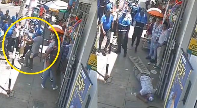 Fiscalizador empuja a adulto mayor contra la pared y lo deja inconsciente en Huaral