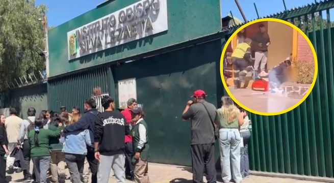 Alumno mata a su profesora y deja heridas a otras cuatro personas en colegio en Chile