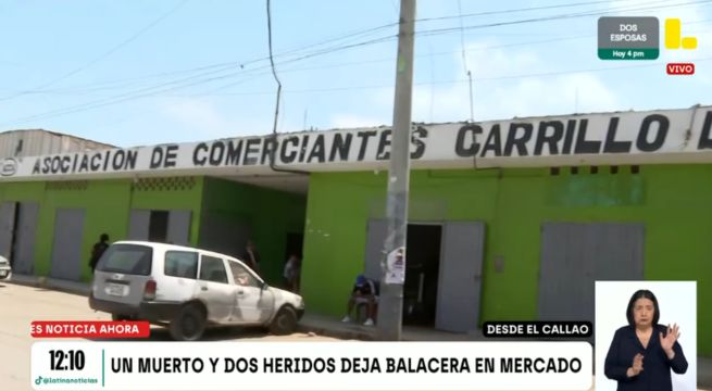 Sicario menor de edad mata a vigilante y deja dos heridos de bala en mercado del Callao