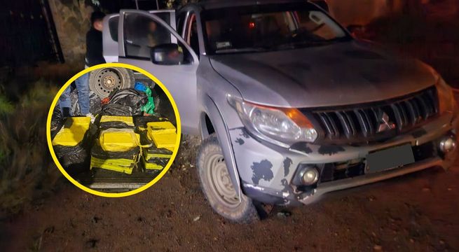 PNP decomisa 128 paquetes de cocaína proveniente del VRAEM