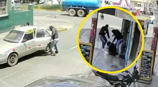 Encapuchados asaltan a empresario y se llevan 10 mil soles que acababa de retirar del banco