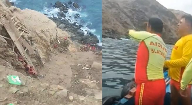 Camión que transportaba cerveza cae al abismo: uno de sus ocupantes se salvó de morir tras saltar a tiempo