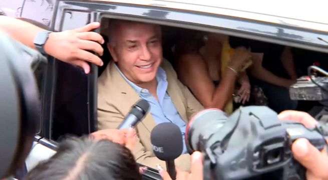 Daniel Urresti sale de prisión tras casi tres años por orden del Tribunal Constitucional