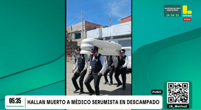 Médico serumista reportado como desaparecido es hallado muerto en descampado
