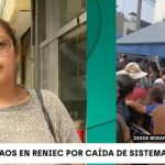 Caos en Reniec por caída de sistema a nivel nacional que afecta servicio de recojo de DNI