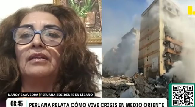 Peruana que viajó a Líbano por amor está atrapada cerca a zona de bombardeo