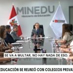 Gobierno da carta libre a colegios privados para volver a las clases presenciales