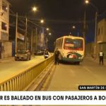 Extorsionador graba ataque a balazos a chofer de empresa que paga cupos a banda rival