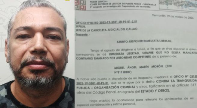 Ordenan liberar a 'Negro' Marín, cabecilla de 'Los sanguinarios de la construcción' que fue extraditado de España