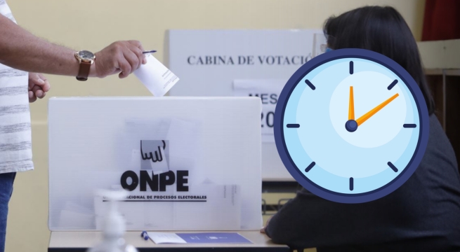 ¿Cuándo y a  qué hora se conocerían los resultados de la elección presidencial?
