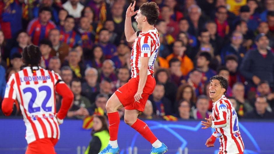 Atlético de Madrid venció 2-0 de visita a Barcelona por la ida de la Champions League | VIDEO