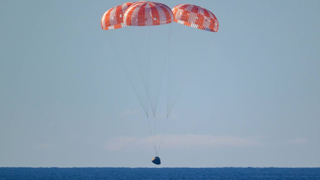 NASA comparte primeras imágenes del regreso de Artemis II