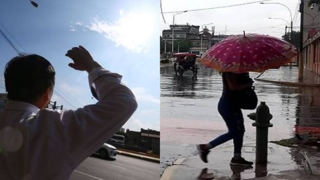 Senamhi pronostica lluvias intensas y calor extremo para el fin de semana largo