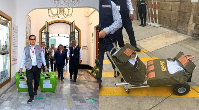 Elecciones 2026: llegó a Lima el primer grupo de votos y actas de peruanos en el exterior desde Bolivia y Argentina