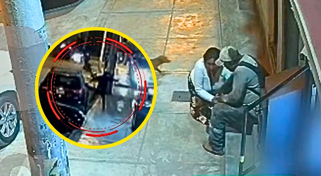 Atacan a balazos a comerciante frente a niños en sanguchería | VIDEO