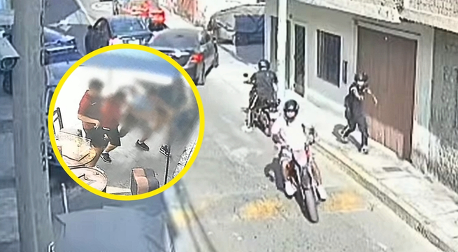 Ataque a balazos contra familia durante pollada deja mujer herida | VIDEO