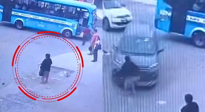 Atropella a mujer de 63 años, finge ayudarla y luego la abandona | VIDEO