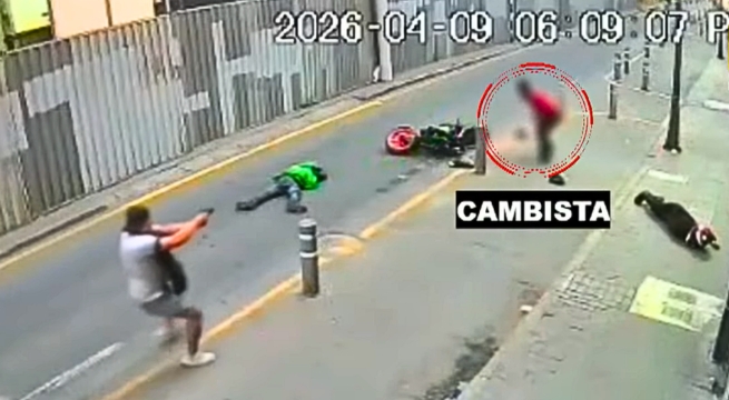 Cámaras captan preciso intento de robo de 16 mil dólares a cambista | VIDEO