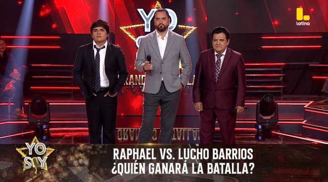 Yo Soy GRANDES BATALLAS: ¡Lucho Barrios deja en aprietos a Raphael ante un empate!