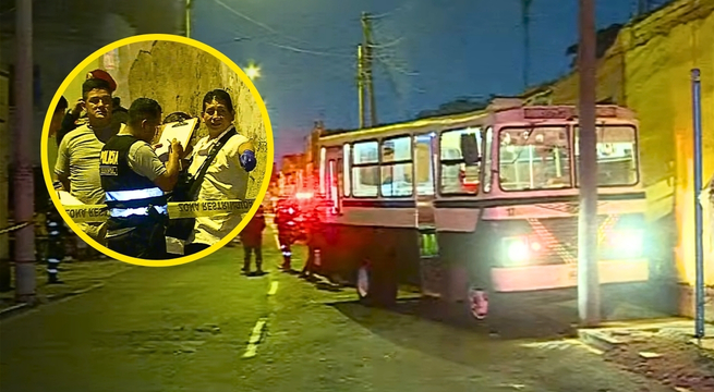 Chofer y pasajero mueren tras ataque a balazos a bus 