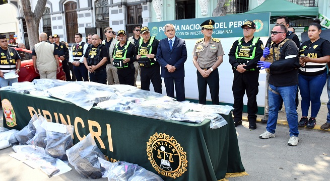 Desarticulan a “Los Injertos del Callao y Ventanilla”, banda vinculada al robo de lingotes de oro en la Costa Verde