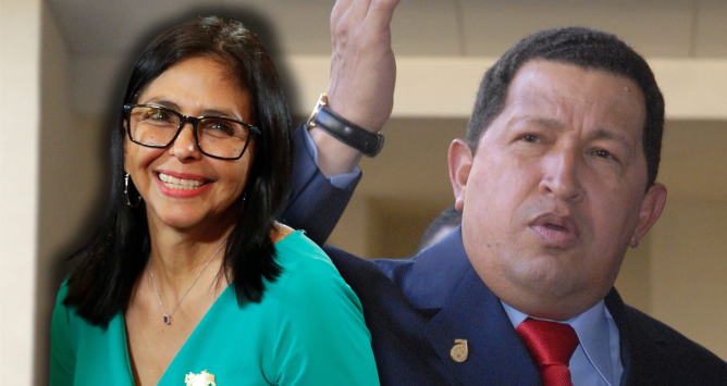 Delcy Rodríguez afirma que el modelo laboral de Hugo Chávez "es insostenible" para Venezuela