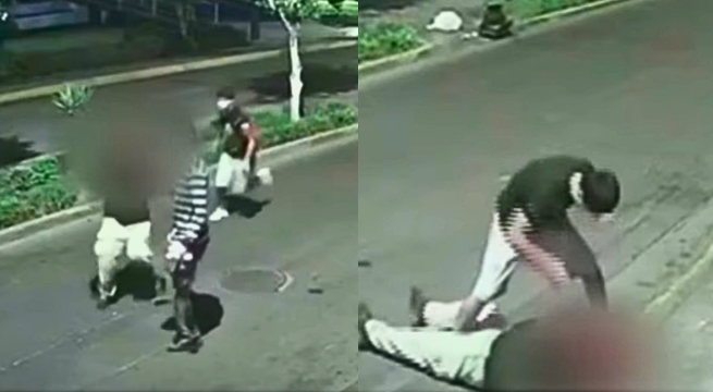 Delincuentes golpean y cortan el rostro a joven para robarle su celular