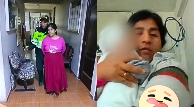 Detienen a mujer que quiso registrar a bebé como suyo en Huancayo | VIDEO