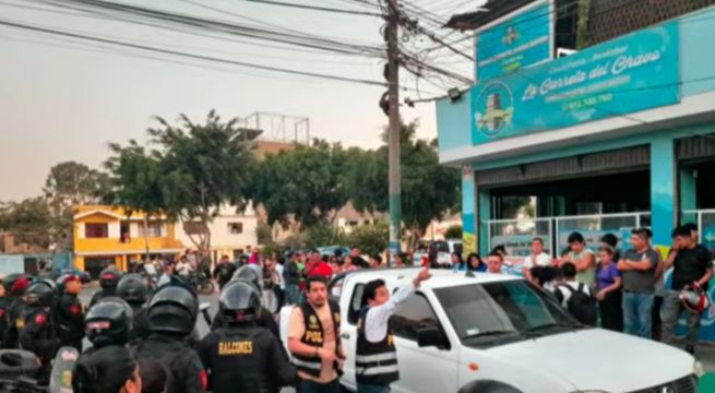 SJL: balean a motociclista cuando esperaba frente a taller mecánico | VIDEO