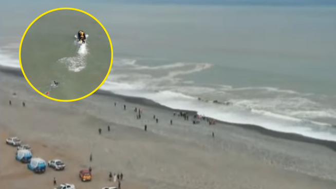 Mujer casi muere ahogada en playa de piedras en San Miguel: “no es apta para bañistas”