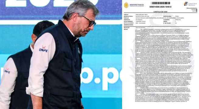 JNE denuncia a jefe de la ONPE y a funcionarios por fallas en jornada electoral