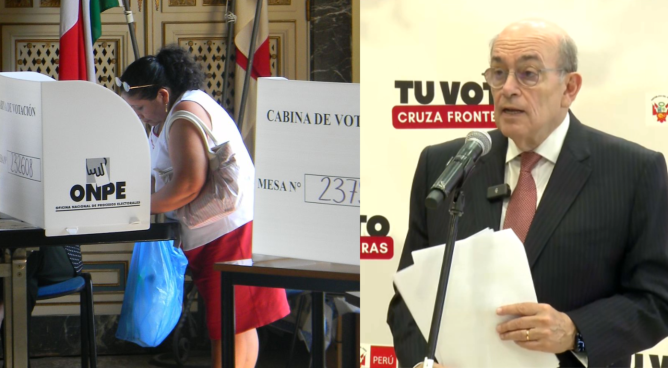 Cancillería presentó centros de monitoreo para el voto de peruanos en el exterior | VIDEO