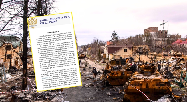 Embajada de Rusia en Perú se pronuncia por peruanos reclutados para guerra con Ucrania