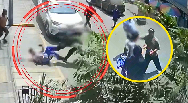 Escolar queda grave tras ser atacado con machete a la salida de clases | VIDEO