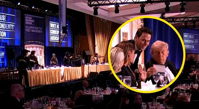 Evacuan a Donald Trump tras tiroteo durante cena tradicional en Washington