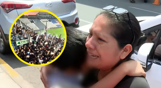 Familia de hincha fallecido en Matute llega a la morgue | VIDEO