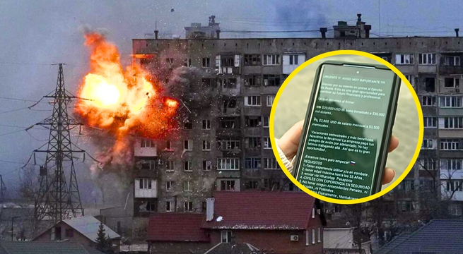 Peruanos fueron reclutados con engaños para ir a la guerra entre Rusia y Ucrania