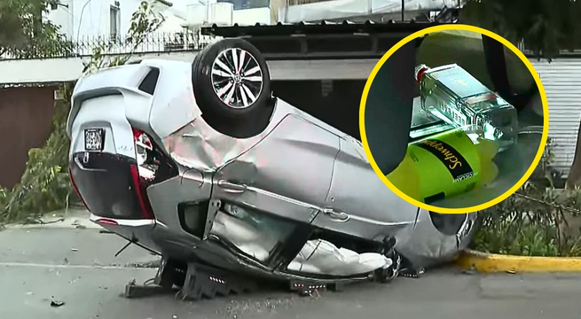 Jóvenes sobreviven tras chocar su auto en Jesús María: habrían estado bebiendo