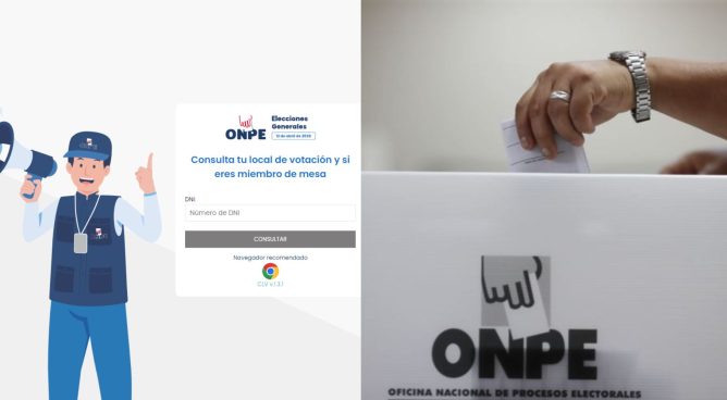 Elecciones 2026: consulta tu local y mesa de votación con link de la ONPE