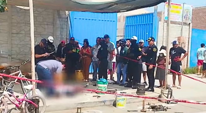 Matan a balazos a hombre en plena Plaza de Armas de Chincha | VIDEO