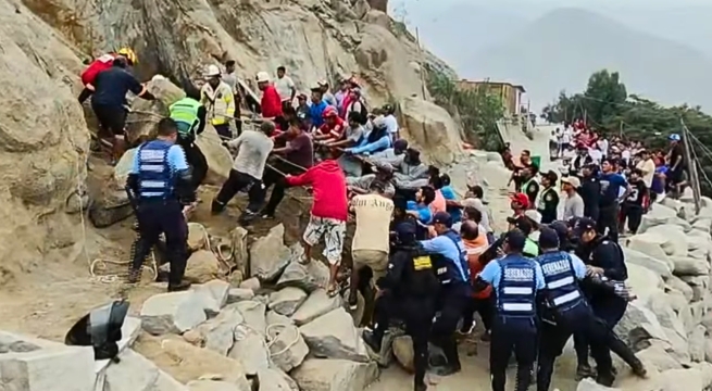 Padre muere sepultado por rocas mientras ampliaba su casa en un cerro