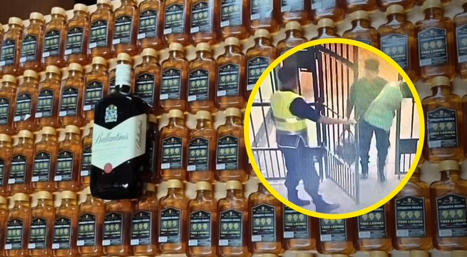 Policía intentó ingresar 100 botellas de caña y whisky a penal