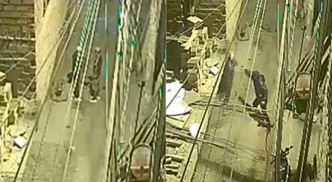 Sicario mata a balazos a joven y detona explosivo antes de escapar | VIDEO