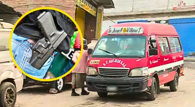 Sicarios disparan 10 veces al aire y se graban para amenazar a empresa Los Rojitos