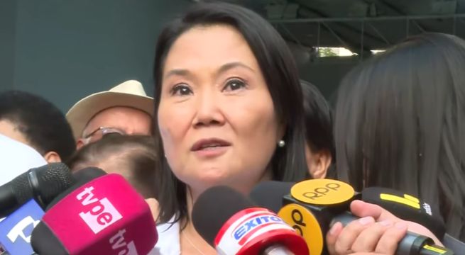 Keiko Fujimori cree que Piero Corvetto debería renunciar como jefe de la ONPE: 