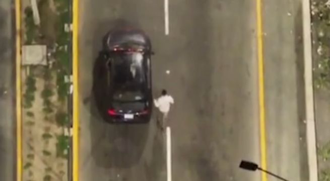 Cae ladrón que se lanzaba a autos en movimiento para robar en Comas