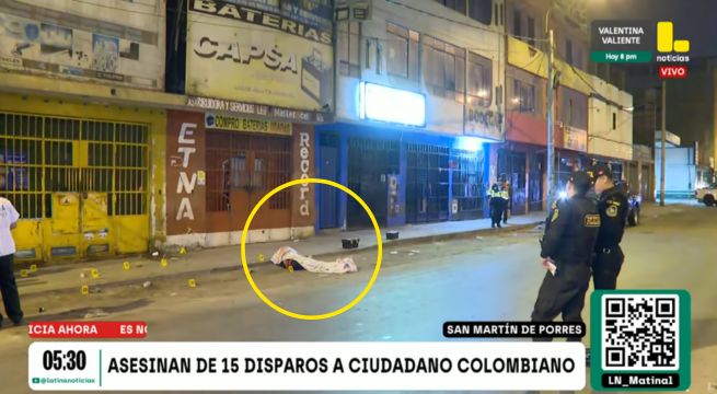 Asesinan de 15 disparos a ciudadano colombiano en la avenida Dominicos
