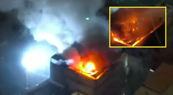 Incendio de gran magnitud en Barrios Altos: 15 unidades de bomberos combaten siniestro de código 3